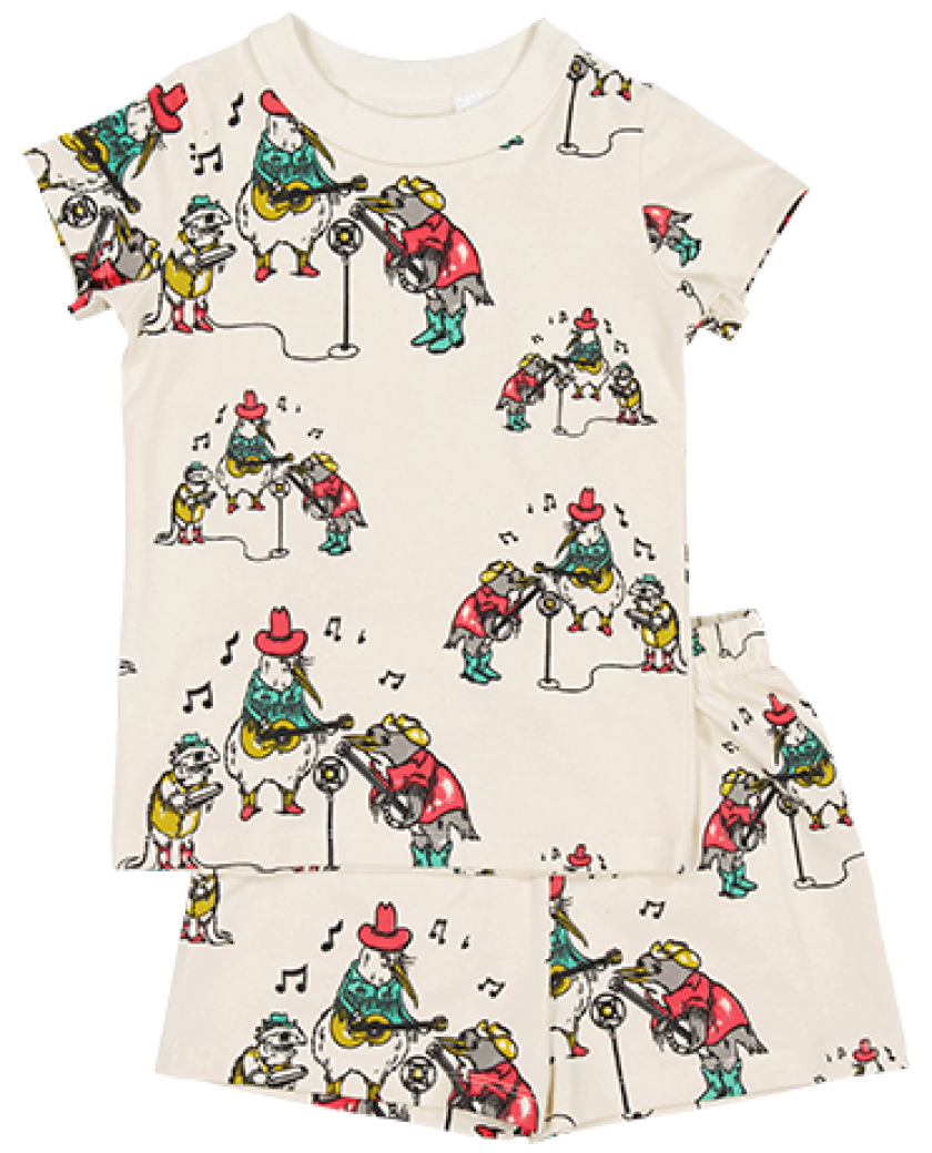 Tami Neilson 'Yee to the Haw' Short Sleeve Pyjama Set for Cure Kids